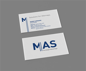 Logo Design by evaecon for MAS Paralegal Advantage | Design: #3727361