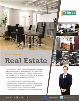 Flyer Design by iTech Graphics for Tsimos Commercial | Design #3786165