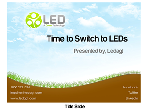 PowerPoint Design by Meaw for LEDAGT | Design #982943