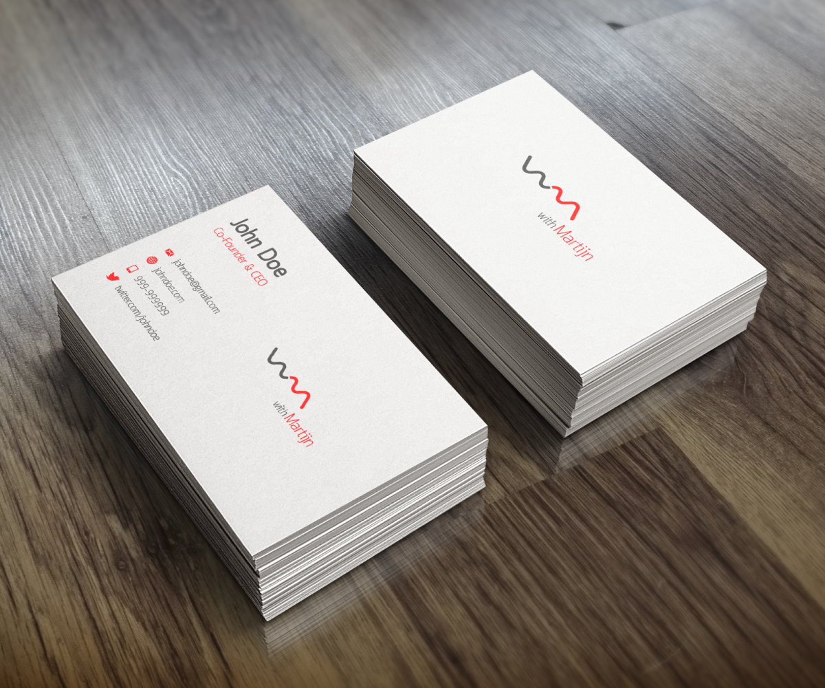 Logo Design by Ash  for withMartijn | Design #3728710