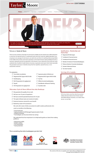 Web Design by Impressive Solutions for Web Praxis | Design: #1001069