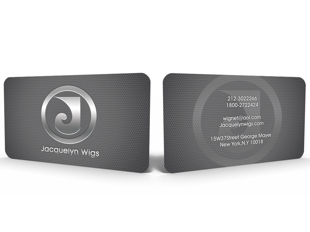 Business Card Design by Hardcore Design for jacquelyn wigs | Design #3765871