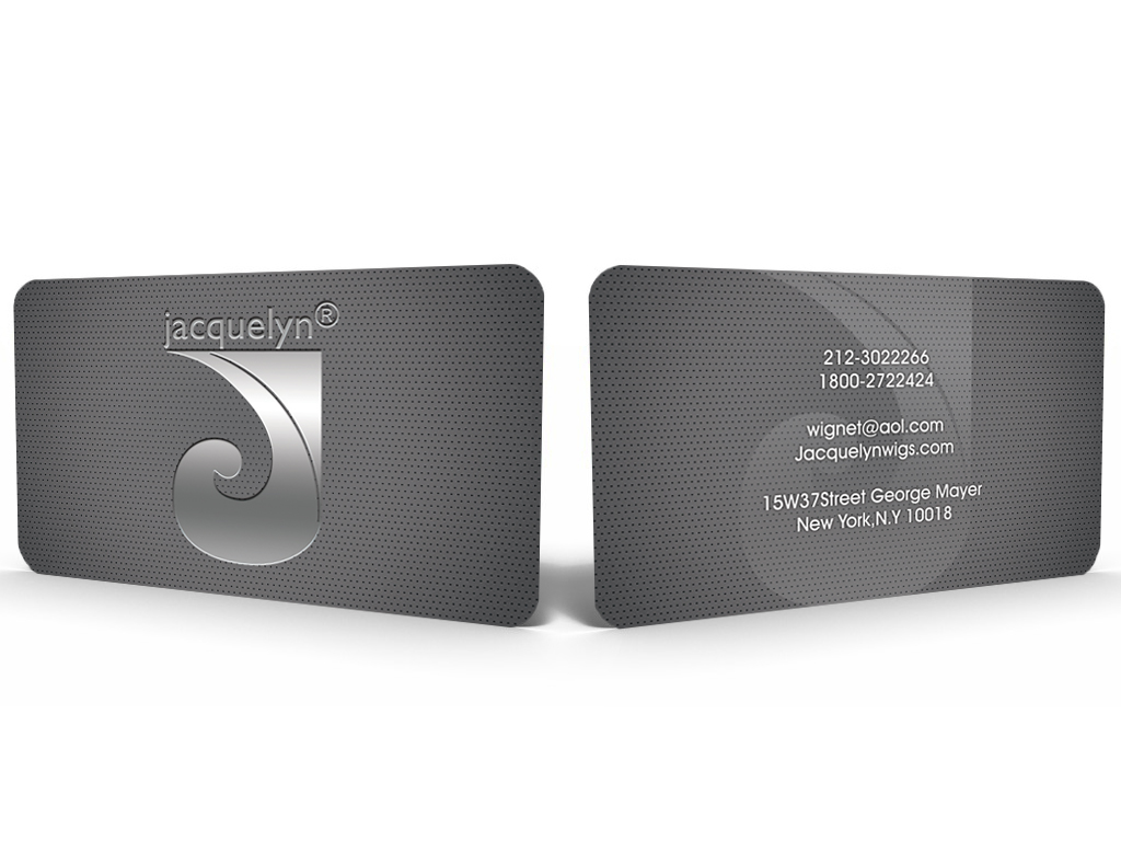 Business Card Design by Hardcore Design for jacquelyn wigs | Design #3775967
