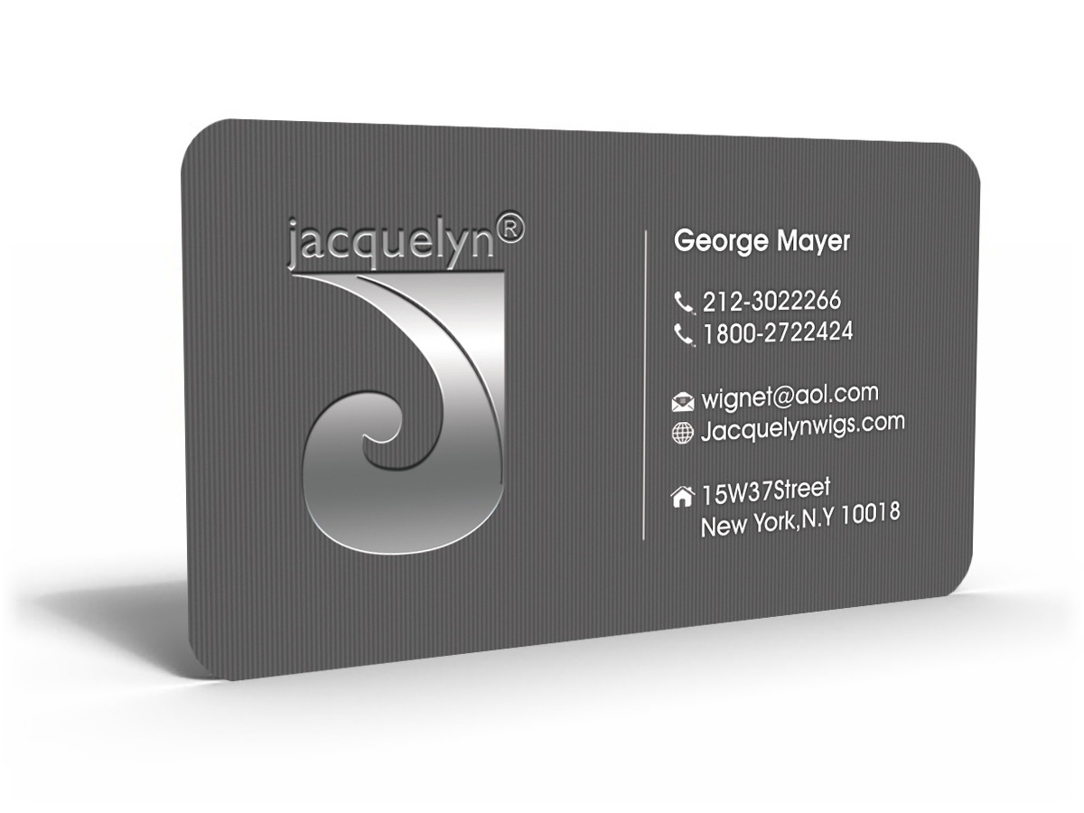 Diseño de Tarjeta de Presentación por Hardcore Design para jacquelyn wigs | Diseño #3782025