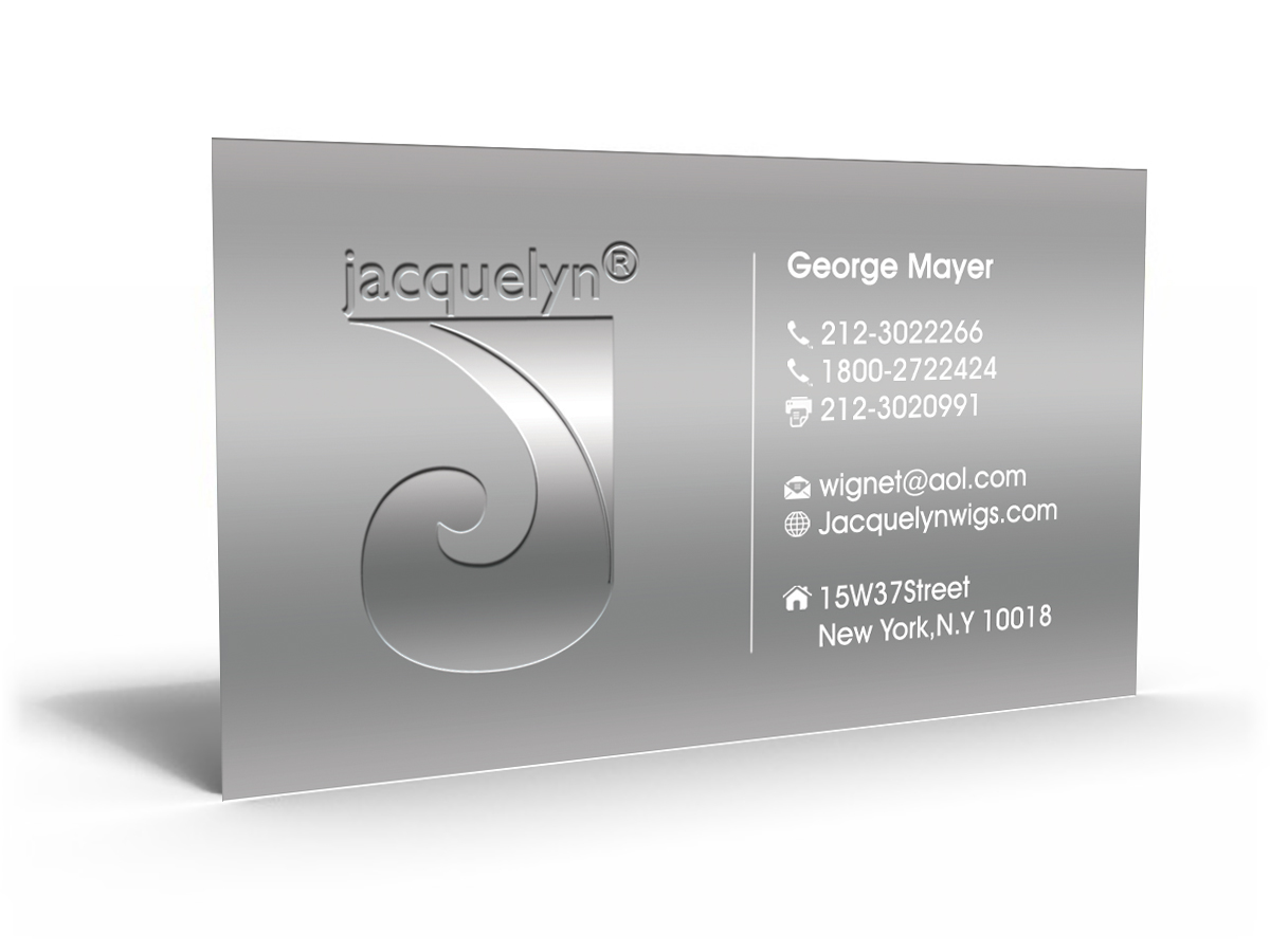 Business Card Design by Hardcore Design for jacquelyn wigs | Design: #3826031