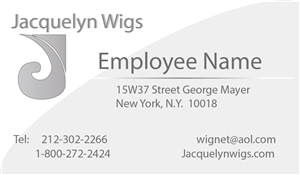 Design de Carte de Visite par Graphic Design - NM pour jacquelyn wigs | Design : #3730298