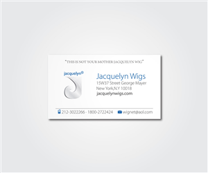 Design de Carte de Visite par dobleve pour jacquelyn wigs | Design : #3737055