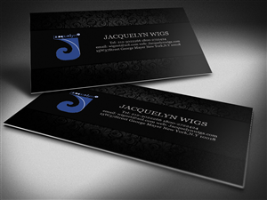 Business Card Design by FutureDesigne for jacquelyn wigs | Design: #3765642