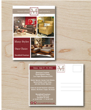Postkarten-Design von green82 für Marshfield Furniture | Design: #3752830