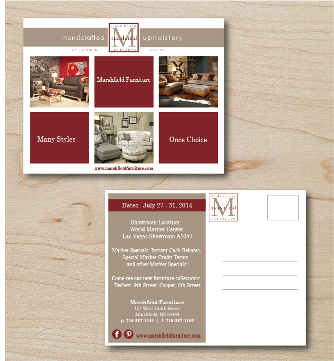 Design de Carte Postale par green82 pour Marshfield Furniture | Design #3752905