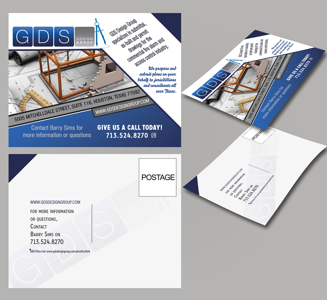 Postcard Design by UrbainFX for GDS Design Group | Design #3780009