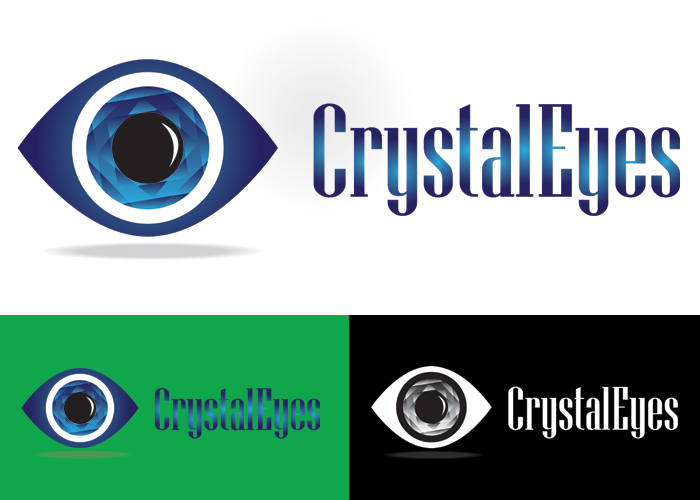 Logo Design by Katala for Crystal Eyes Vision Center | Design #980674