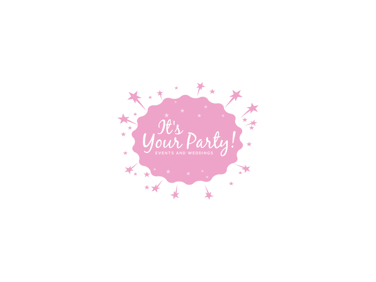 Logo Design by zujal for It's Your Party!  Weddings and Events | Design #3803036