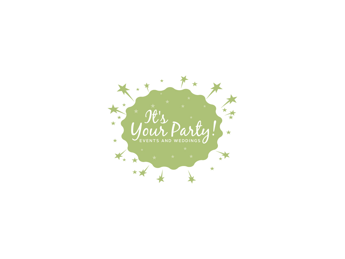 Logo Design by zujal for It's Your Party!  Weddings and Events | Design #3814712