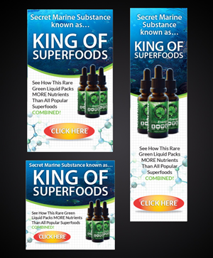 Banner Ad for Premium Supplement - OCEANS ALIVE | Banner-Design von Priyo Subarkah