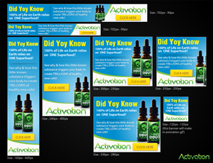 Banner Ad Design by Web Skippers for Activation Products | Design: #3784892