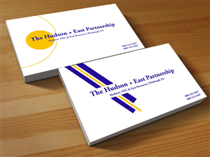 Diseño de Tarjeta de Presentación por Lovepreet Graphic Designer para The Hudson + East Partnership | Diseño #3748289