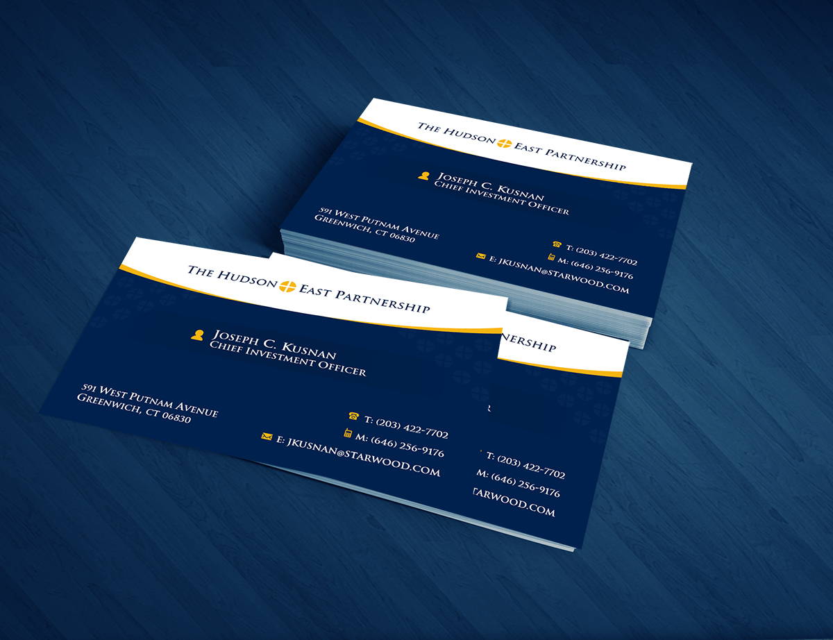 Business Card Design by gilles_v for The Hudson + East Partnership | Design #3753368