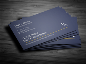 Business Card Design by HYPdesign for The Hudson + East Partnership | Design: #3748519