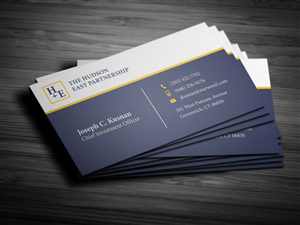 Business Card Design by HYPdesign for The Hudson + East Partnership | Design: #3748611