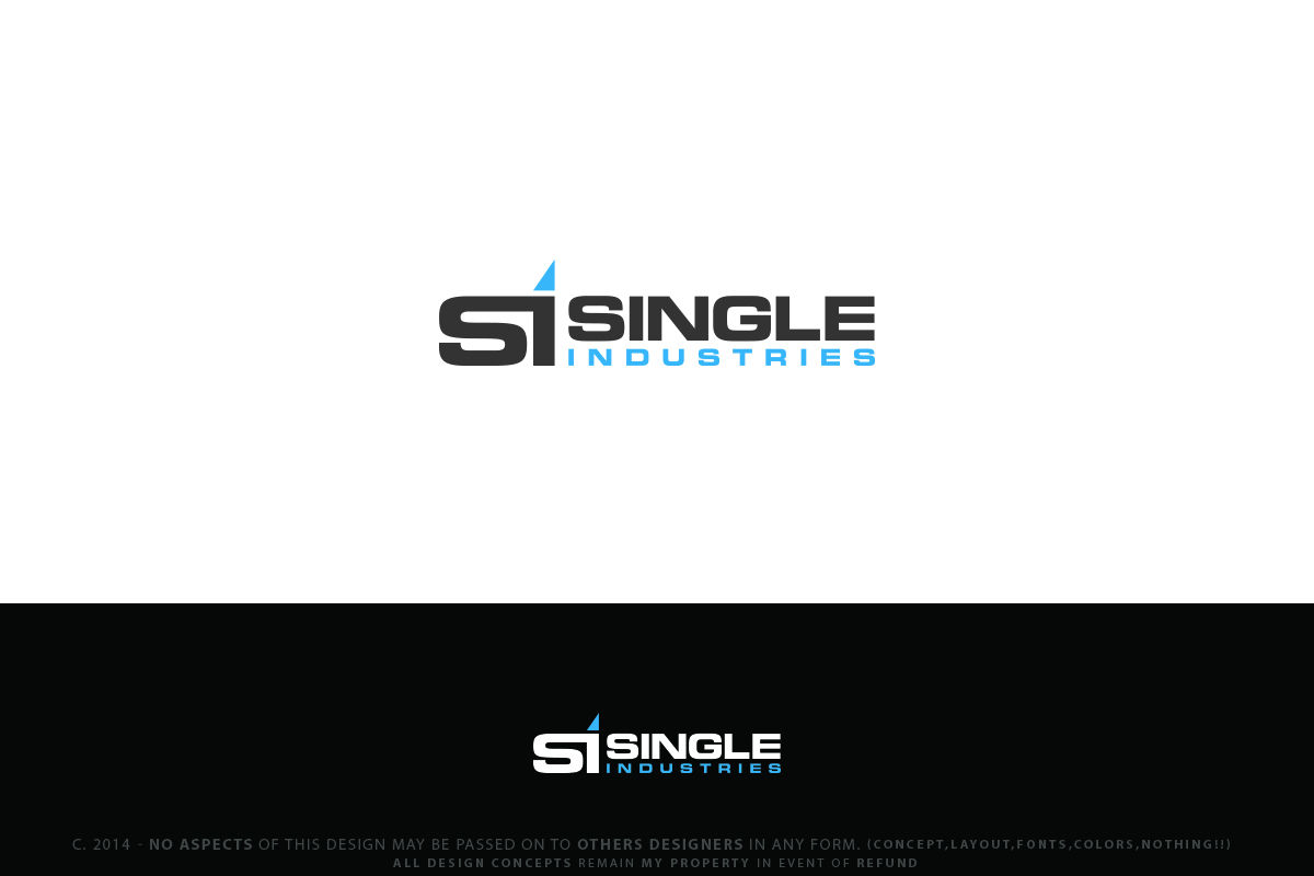 Logo Design by Senseless for Single Industries | Design: #3732402