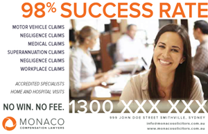 Advertisement Design by Z_AsInZebra for Monaco Solicitors | Design: #3794324