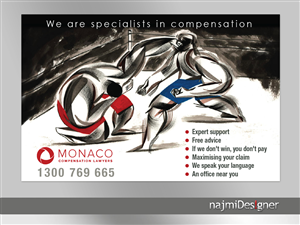 Advertisement Design by  Najmi for Monaco Solicitors | Design: #3889333
