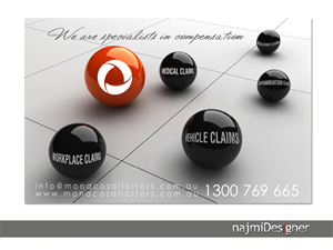 Advertisement Design by  Najmi for Monaco Solicitors | Design: #3889339