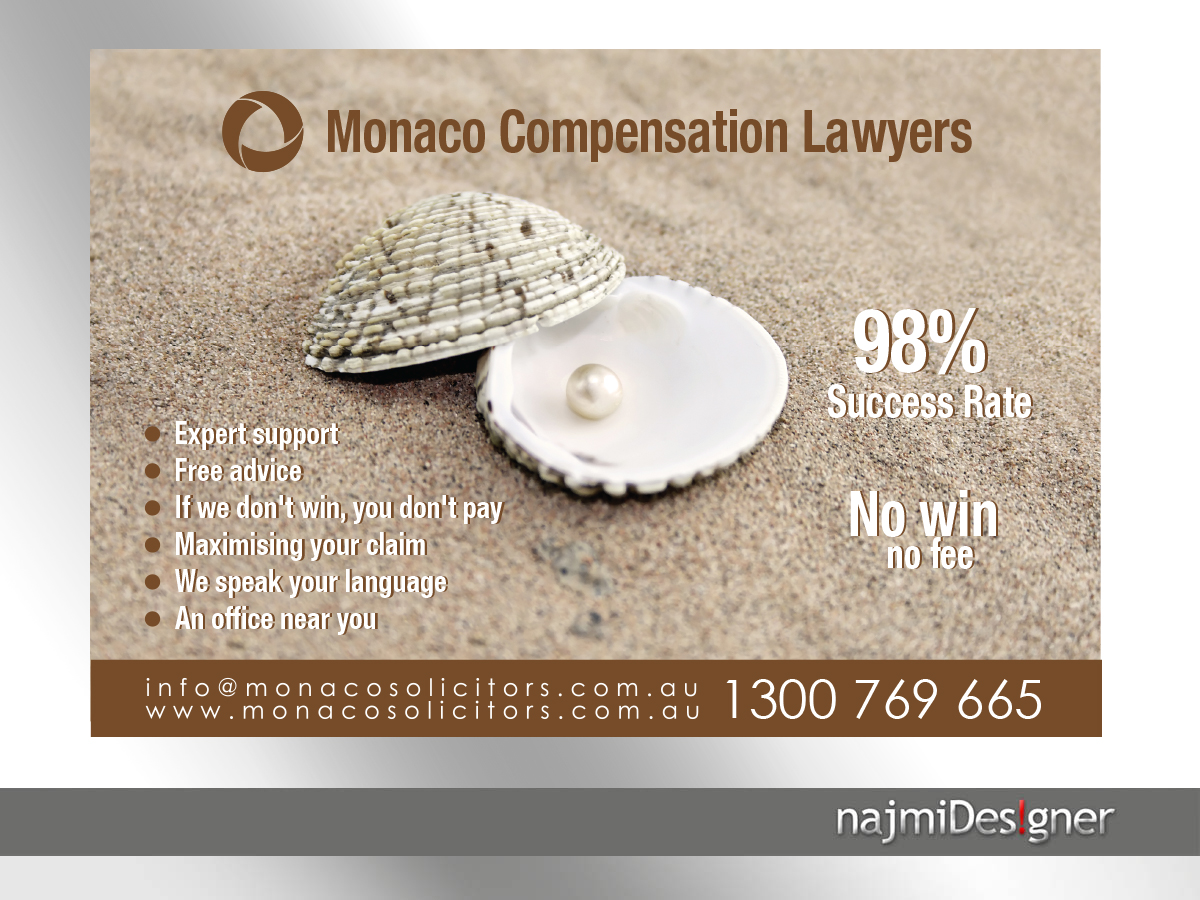 Advertisement Design by  Najmi for Monaco Solicitors | Design #3889738
