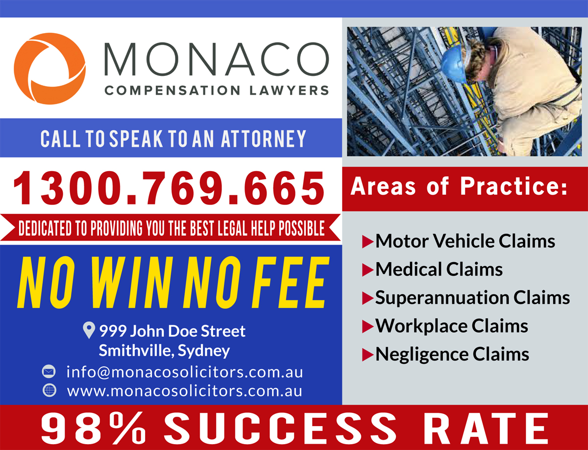Advertisement Design by Venus L. Penaflor for Monaco Solicitors | Design #3766071
