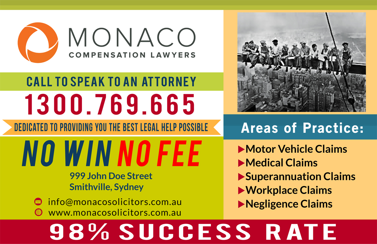 Advertisement Design by Venus L. Penaflor for Monaco Solicitors | Design #3766246
