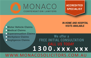 Advertisement Design by Venus L. Penaflor for Monaco Solicitors | Design: #3854106