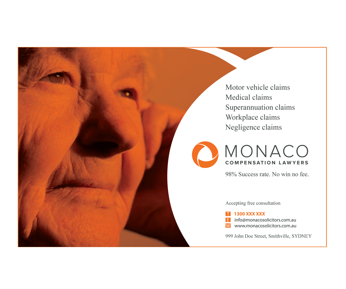 Advertisement Design by JULIESER for Monaco Solicitors | Design #3999230