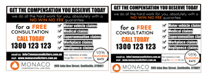 Advertisement Design by UrbainFX for Monaco Solicitors | Design: #3895520