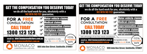 Advertisement Design by UrbainFX for Monaco Solicitors | Design: #3895523