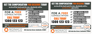 Advertisement Design by UrbainFX for Monaco Solicitors | Design: #3895524