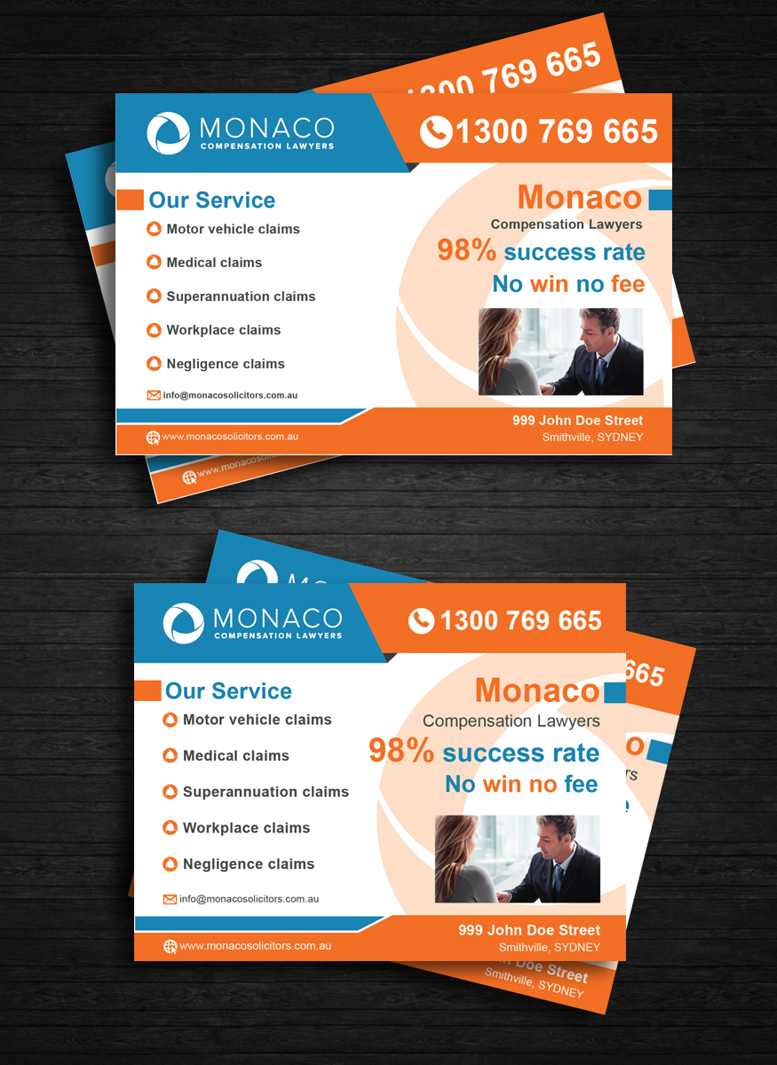 Advertisement Design by Dreamdesign007 for Monaco Solicitors | Design #3941855