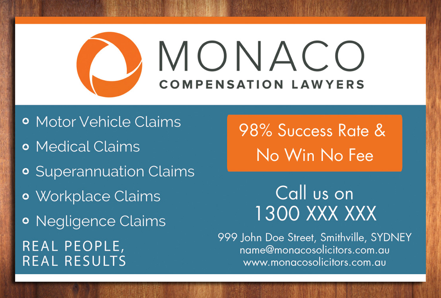 Advertisement Design by Sbss for Monaco Solicitors | Design #3734180
