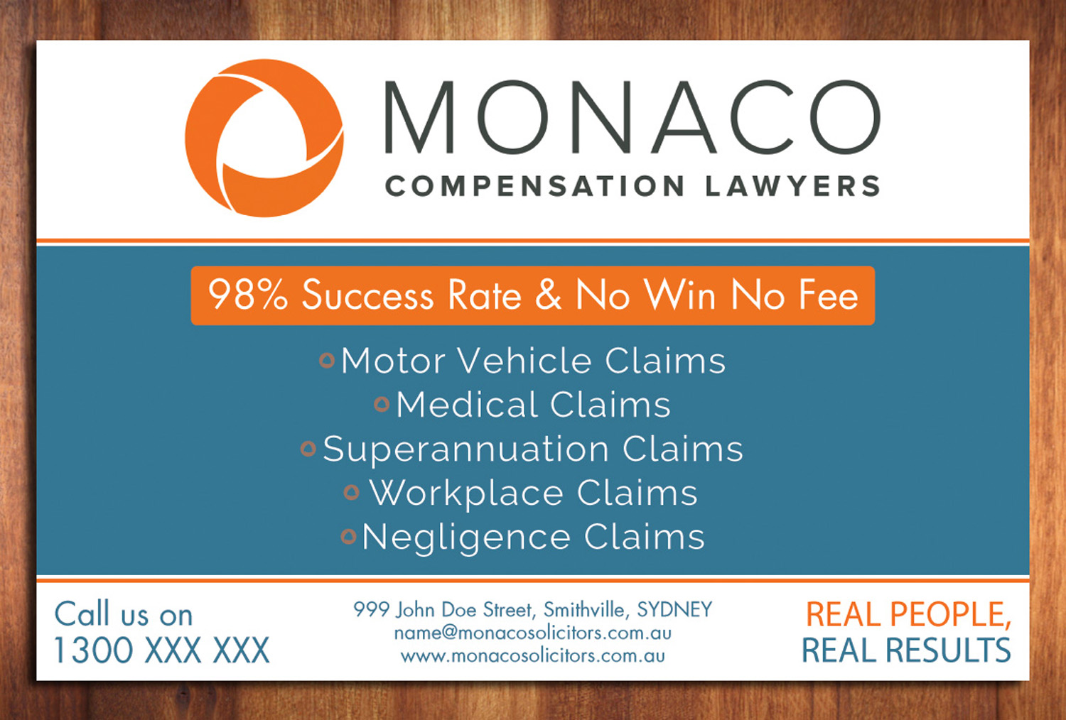 Advertisement Design by Sbss for Monaco Solicitors | Design #3734183