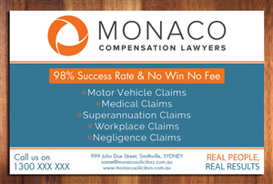 Advertisement Design by Sbss for Monaco Solicitors | Design: #3734183