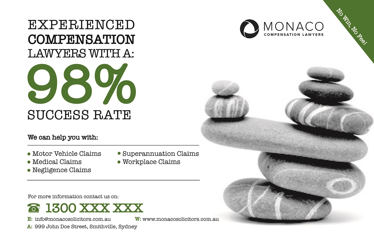 Advertisement Design by ColdLogic for Monaco Solicitors | Design #3794032