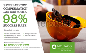 Advertisement Design by ColdLogic for Monaco Solicitors | Design: #3813524