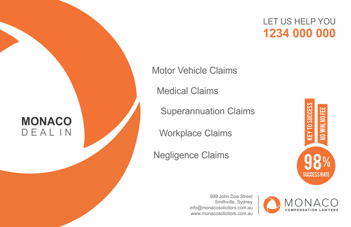 Advertisement Design by Naavyd for Monaco Solicitors | Design #3786999