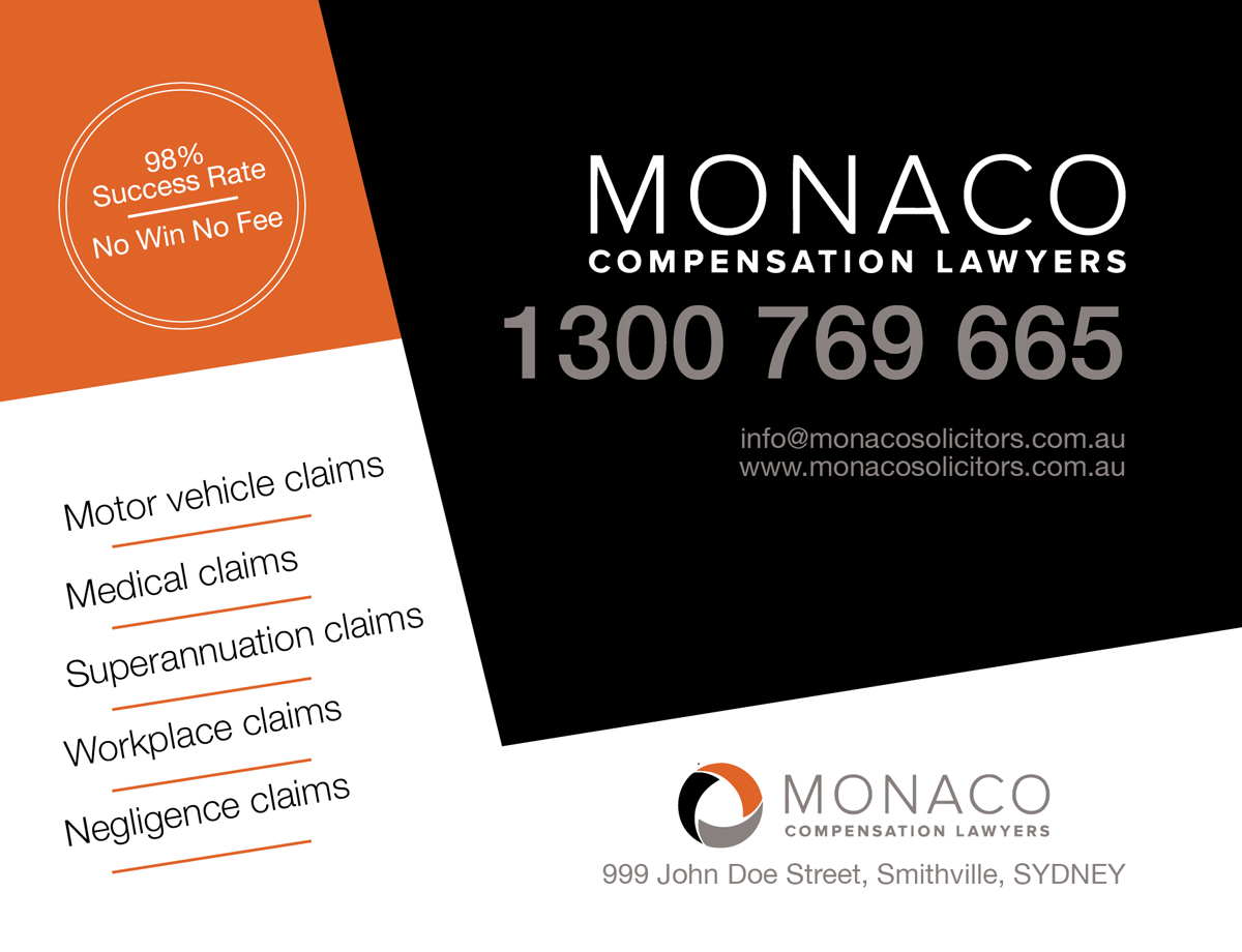 Advertisement Design by Emmy for Monaco Solicitors | Design #3845486