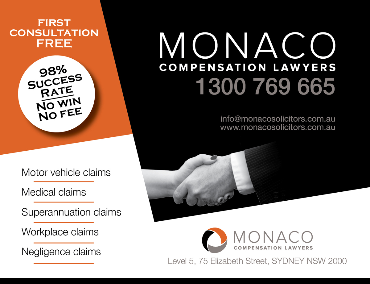 Advertisement Design by Emmy for Monaco Solicitors | Design #3876007