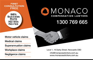 Advertisement Design by Emmy for Monaco Solicitors | Design: #3939291