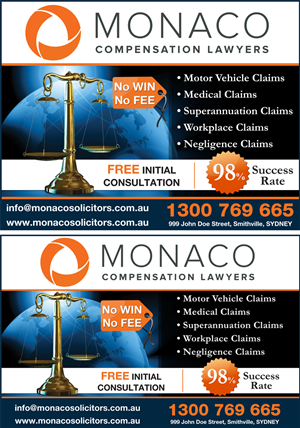 Advertisement Design by JustRightHere for Monaco Solicitors | Design: #3766574
