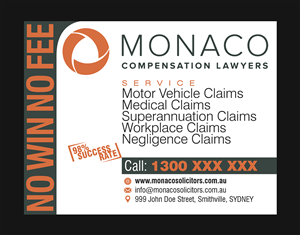 Advertisement Design by atularts for Monaco Solicitors | Design: #3746337