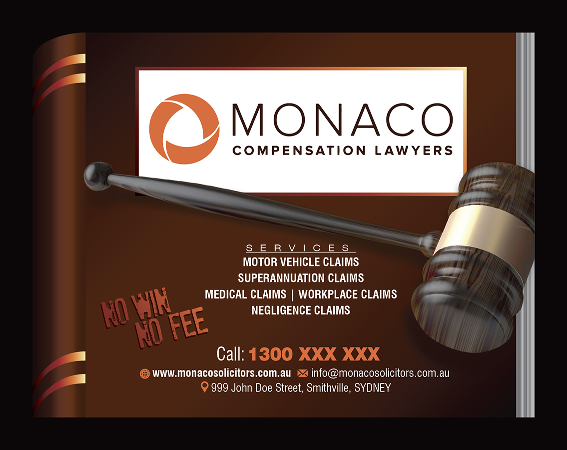 Advertisement Design by atularts for Monaco Solicitors | Design #3863252