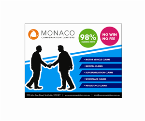 Diseño Publicitario por Boon para Monaco Solicitors | Diseño #3739414